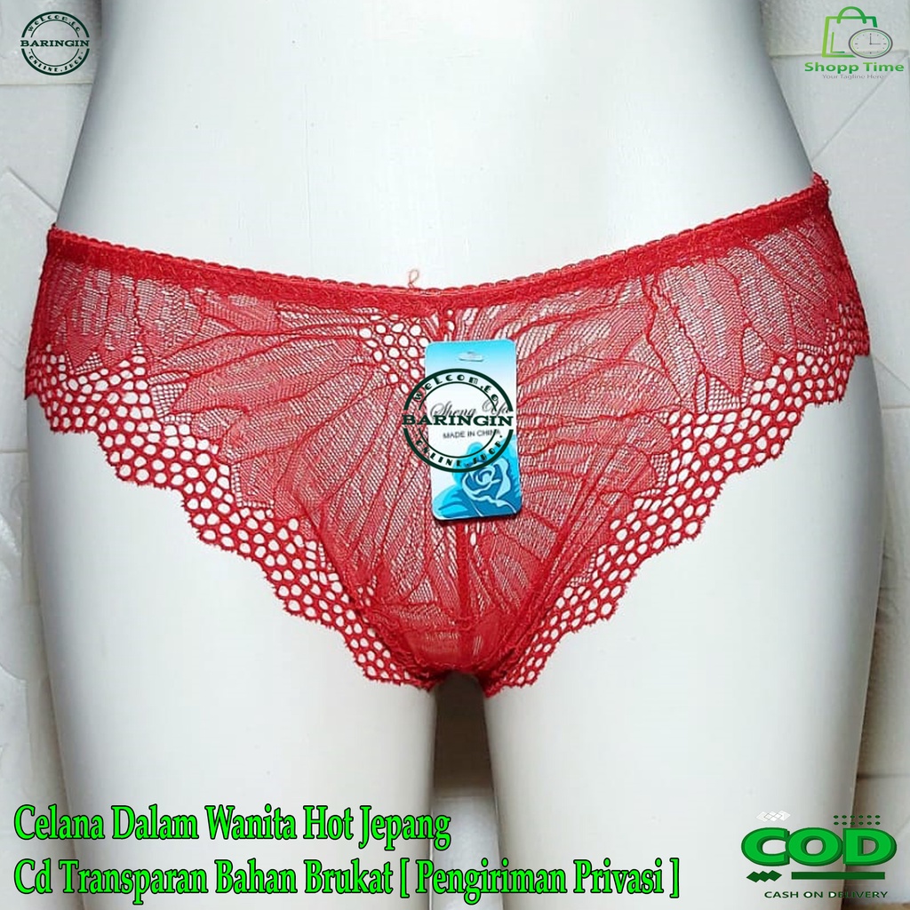 Promo [ isi 3 Pcs ] Celana Dalam Wanita G String Lace transparan Sexy Thongs-Celana Dalam Sexy Lace Gstring Honeymoon