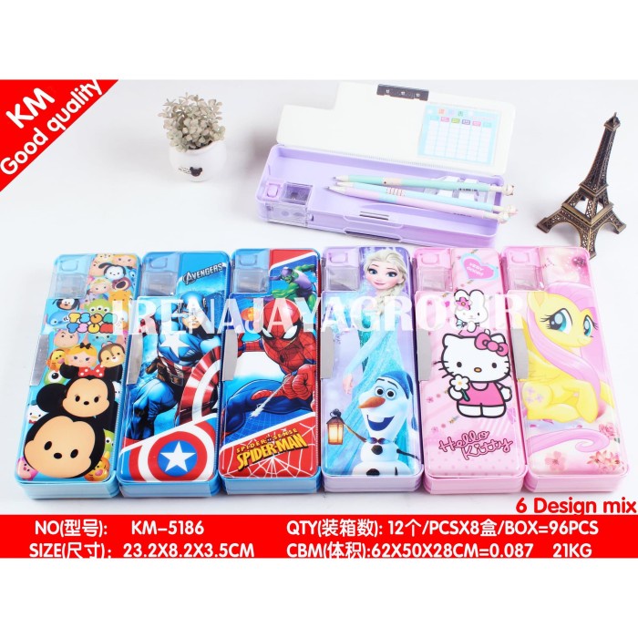 

Tempat Pensil Kotak Pensil Magnet Pencil Case Serutan Tempat Pensil Anak Sekolah