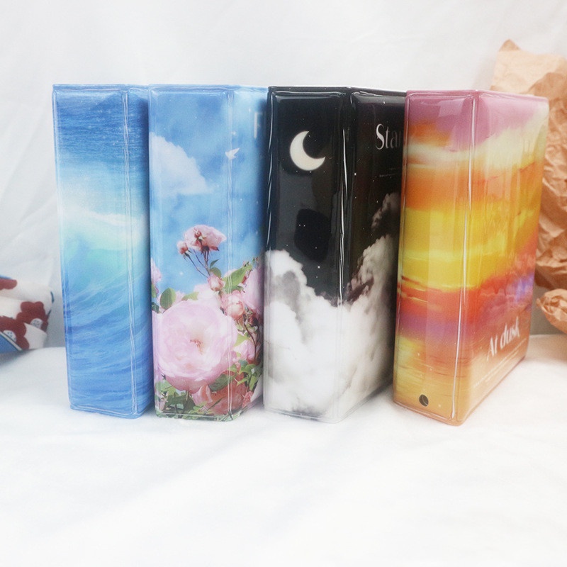 Album Foto Romantic Sunset 3inch 40slot Tempat Photocard Mini Scenic Series Untuk Idol Card Collect Book In Stock New Arrival LY