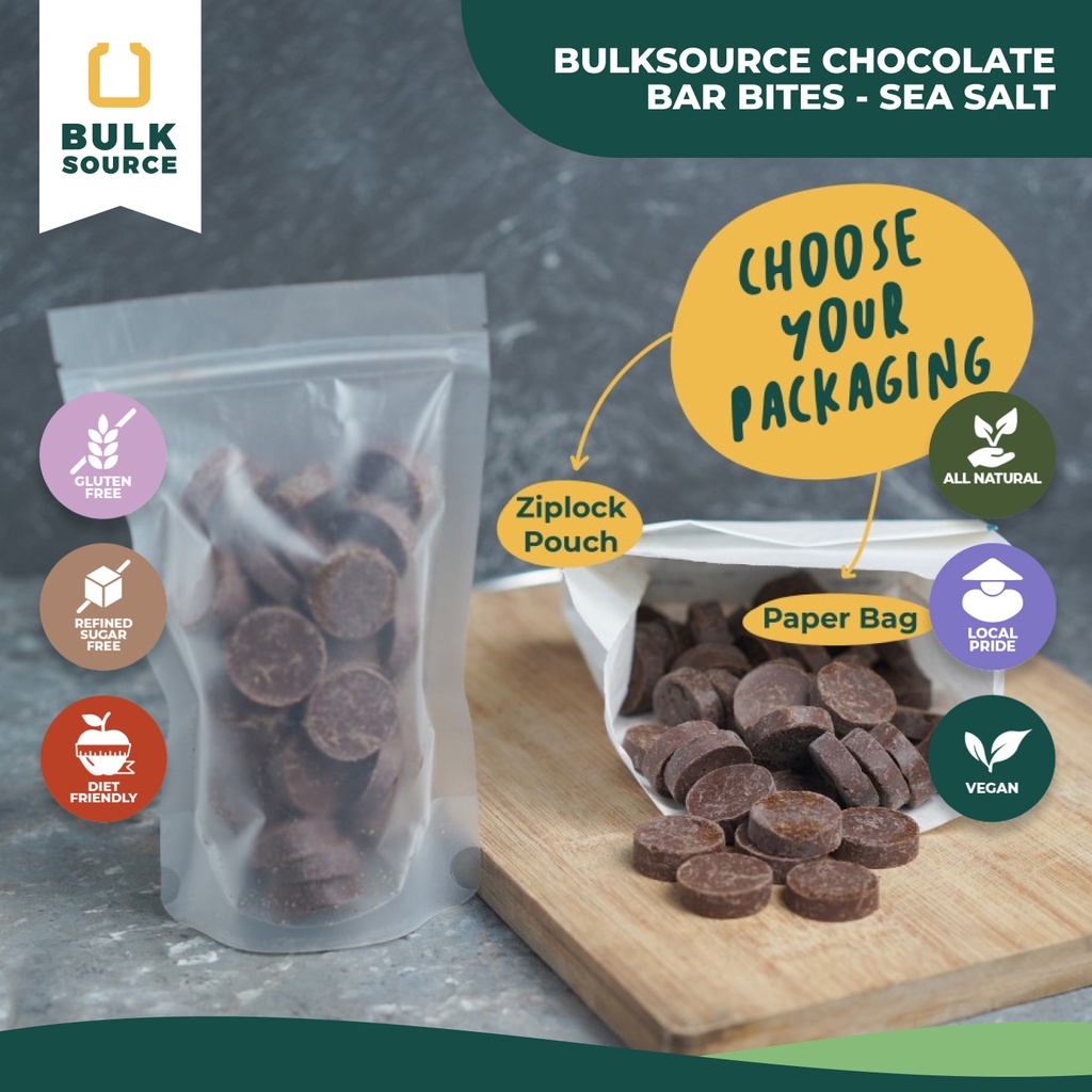 

BulkSource - Chocolate Bar Bites - Sea Salt 500g