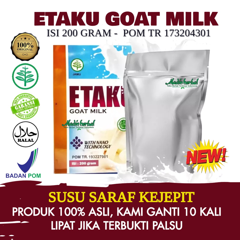 Jual Susu Saraf Kejepit Terbukti Khasiatnya Obat Asam Urat