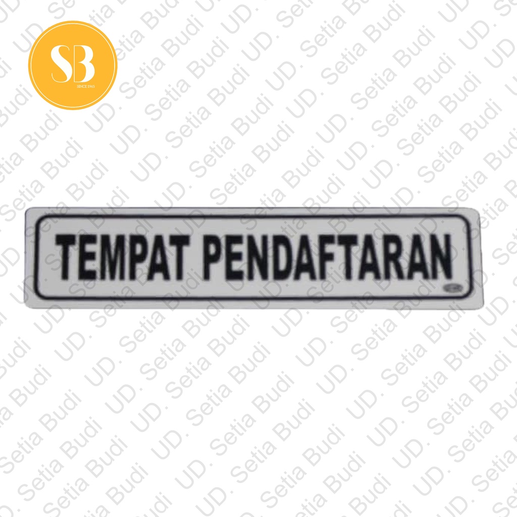 Label GM Kecil Tempat Pendaftaran LK 138