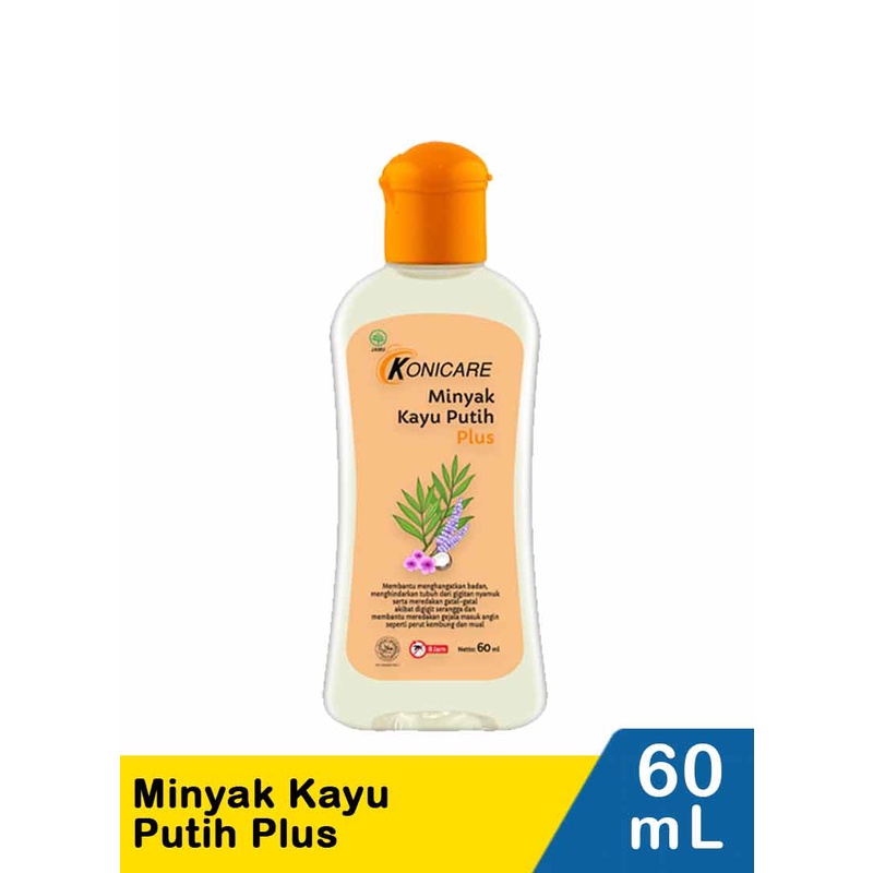 Konicare Minyak Kayu Putih 30ml 60ml 125ml / Minyak Telon Plus Anti Nyamuk / Konicare Minyak Kayu Pu