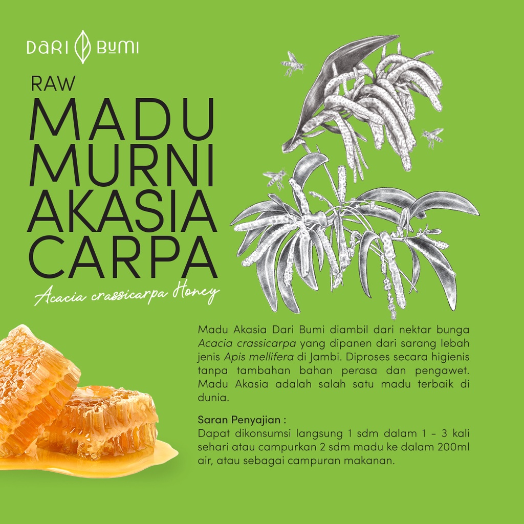 Madu Murni Akasia Carpa Jambi 1 kg Madu Asli Dari Bumi