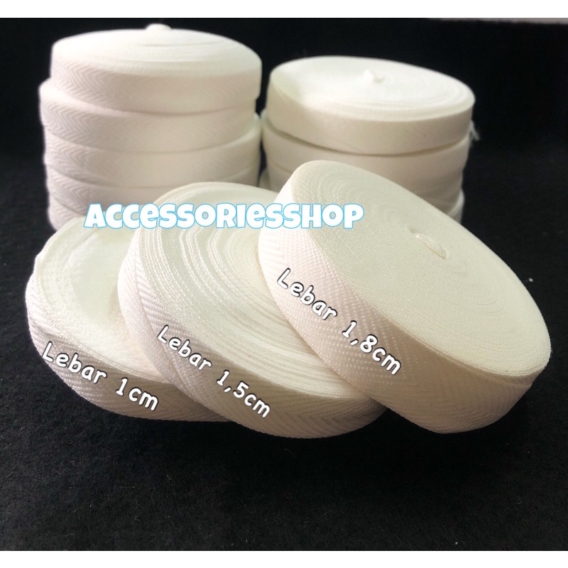 Tali guling/veterban 1cm 1,5cm 1,8cm - Roll