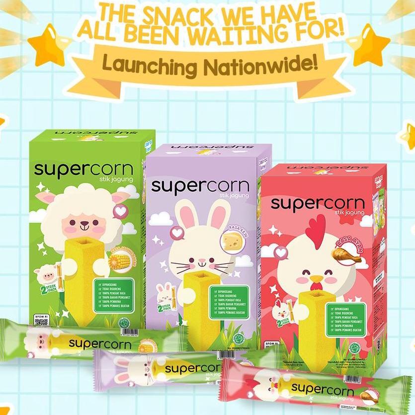 

Pdp63 Supercorn Stik Jagung 12 pcs / Super Corn / Snack Cemilan Anak NON MSG Halal Super Corn Snack MPASI / Snack Bayi / Snack Anak / Cemilan Bayi / Cemilan Anak Snack Sehat Rekomendasi snack bayi omq23