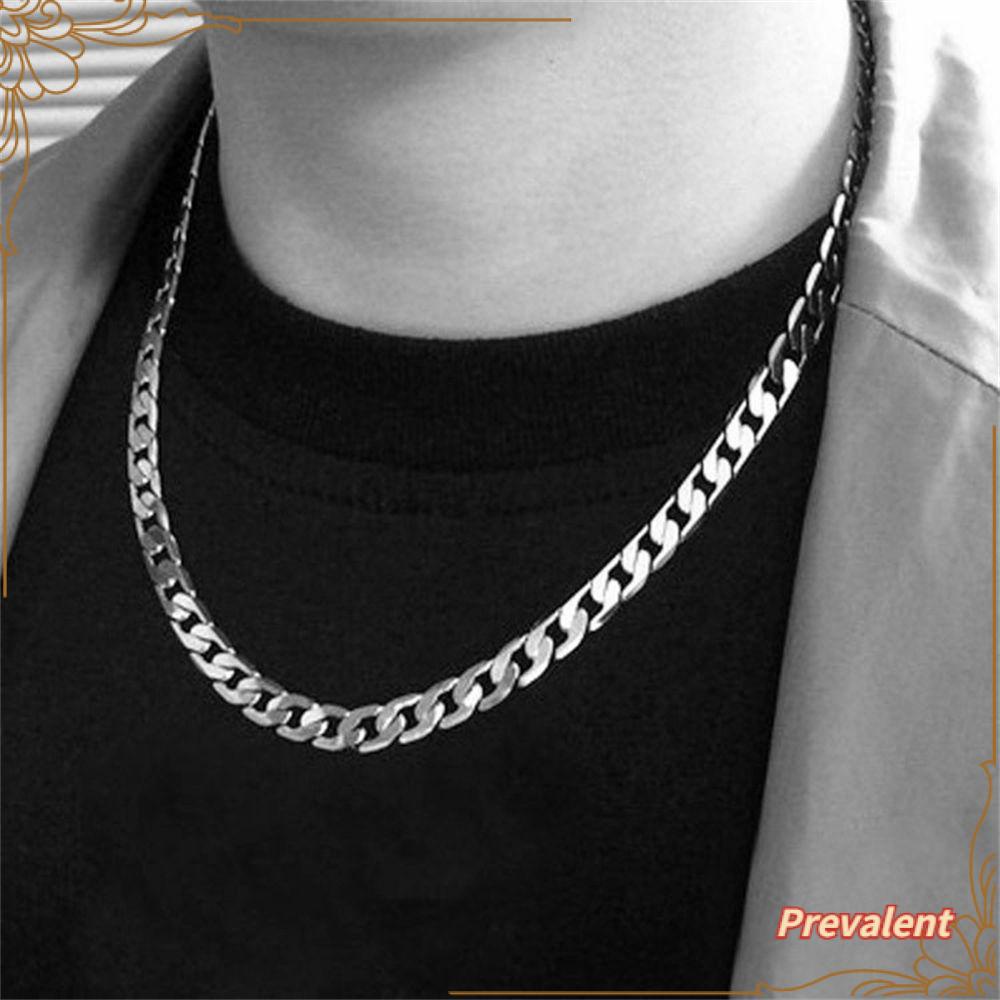 Preva Rantai Kalung Pesta Perhiasan Hadiah Persahabatan Bahan Titanium steel Rock Chunky Chain Hip Hop