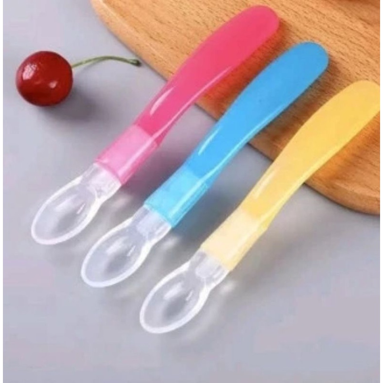 sendok makan bayi silicon