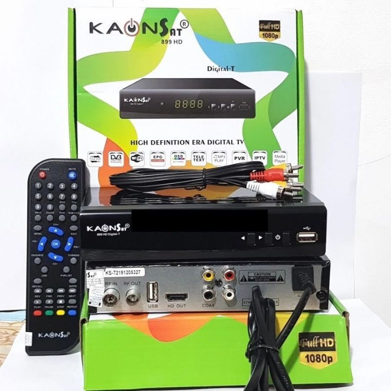 SET TOP BOX TV DIGITAL DVB T2 KAONSAT 899 HD