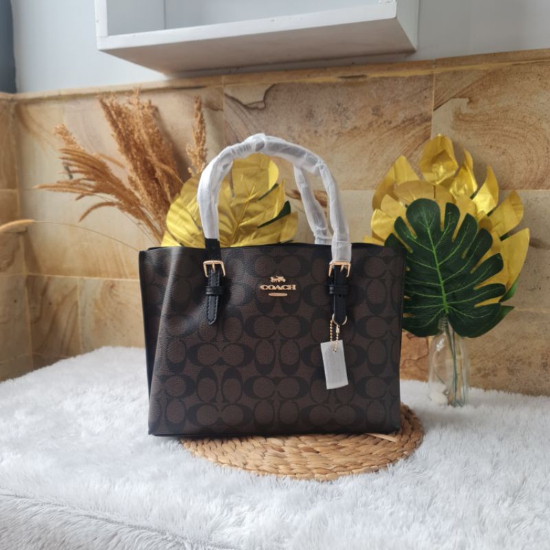 coach mollie mahogany