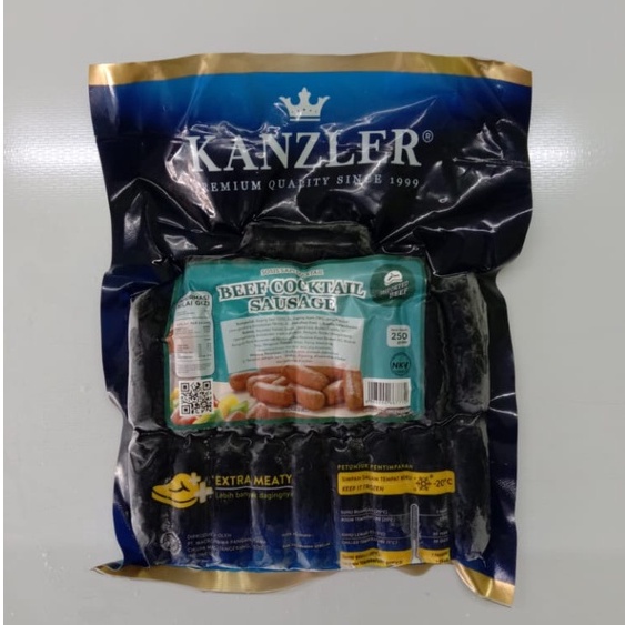 

Kanzler Beef Cocktail Sausage 250gr Sosis Sapi Mini
