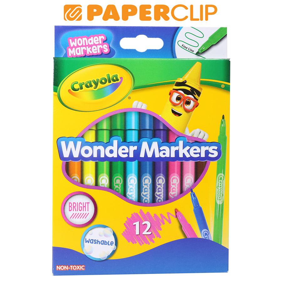 

SPIDOL CRAYOLA WONDER MARKERS CR580084 12C