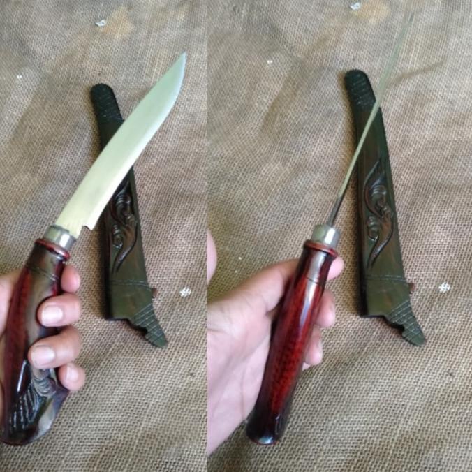 Golok Pisau Baja Ukir