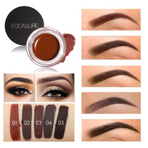 FOCALLURE Eyebrow Cream Gel waterproof Pensil Alis-kosmetik Mata FA23