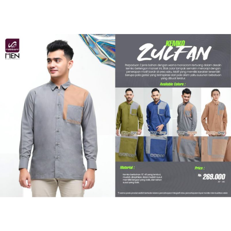 Baju koko kemko zulfan rabbani original new
