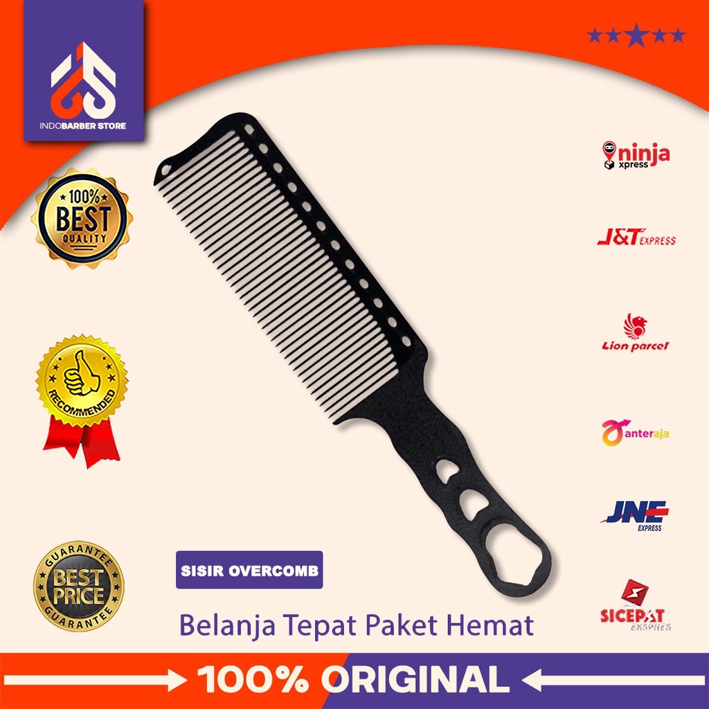 Sisir Rambut Overcomb Hair Comb Barbershop Salon