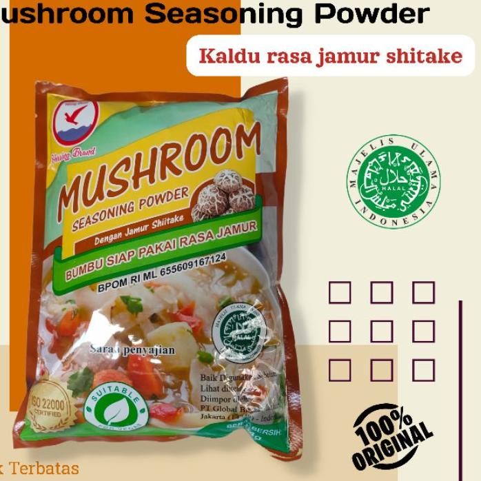 

WOW MURAH Herring brand Mushroom Seasoning powder / kaldu rasa jamur shitake 454gr^