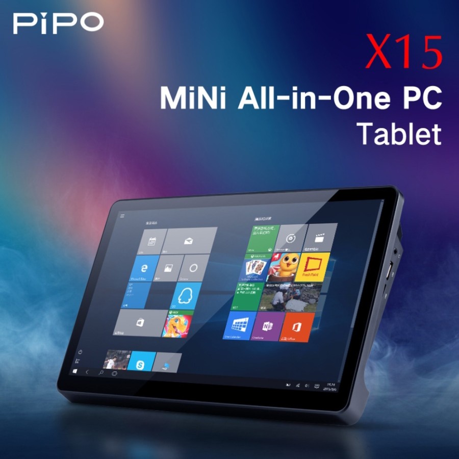 ORIGINAL PIPO X15 MINI PC TABLET Intel Core i3-5005U RAM 8GB dan 256GB SSD