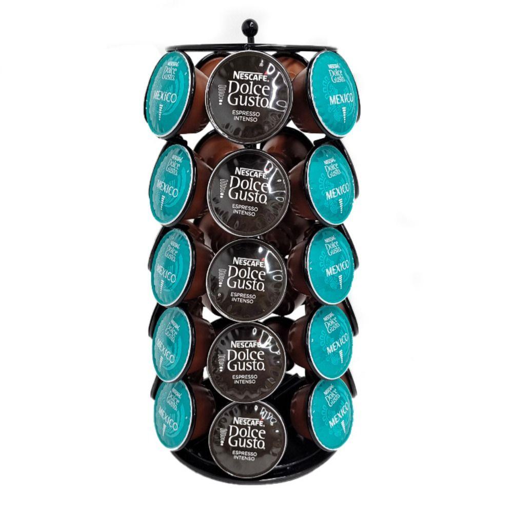 Populer Coffee Pod Holder Kapasitas Besar Organizer Cup Holder Coffee Bar Rotatable