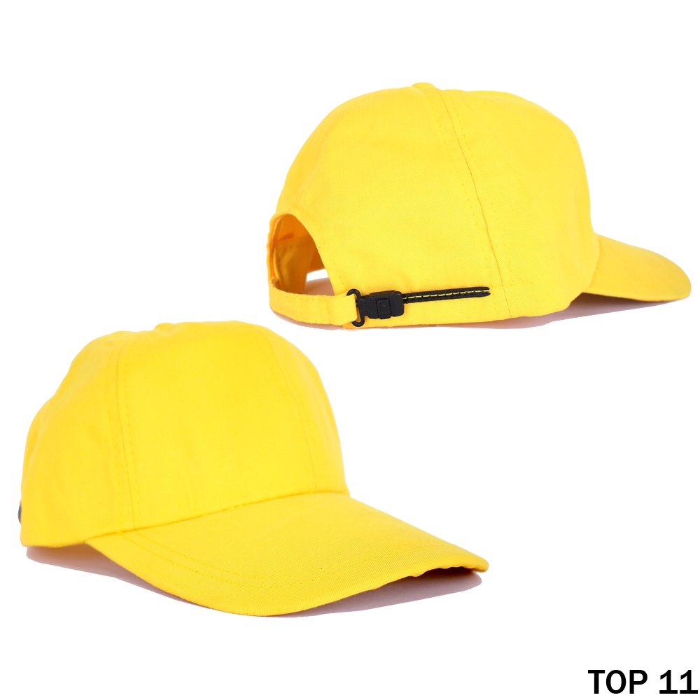 GIOFLO Topi Baseball Polos Keren Yellow / TOP 11