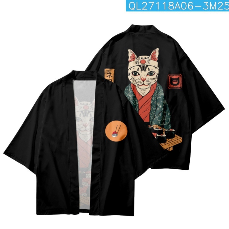 Haori Jepang Kimono One Piece – Custom Printing Premium Pria Wanita