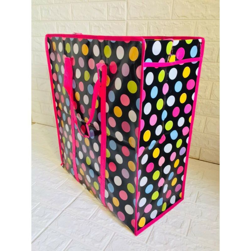 Tas Belanja Karung Plastik Jumbo XL 55x65 cm Shopping Bag Laundry Bag Totebag Tas Serbaguna