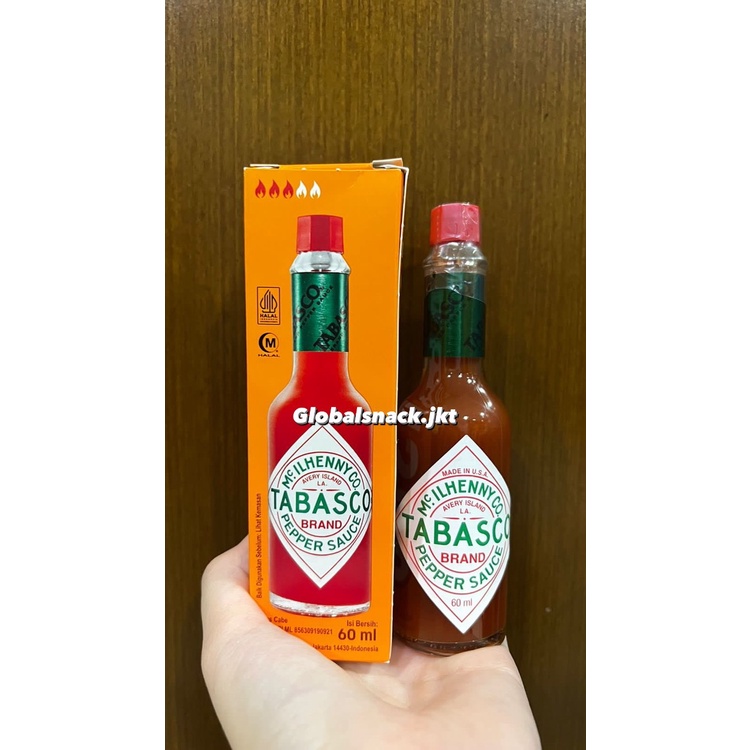 

TABASCO BRAND PEPPER SAUCE 60ML / TOBASCO SAUS CABAI CABE