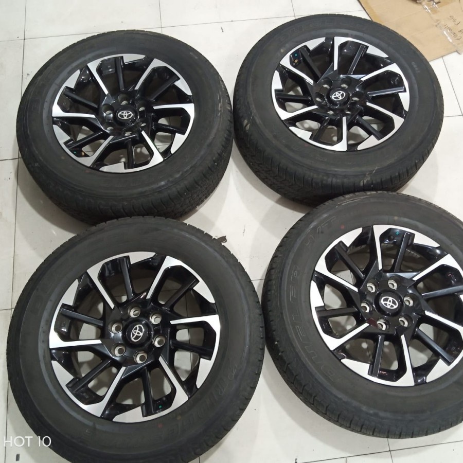 Velg Mobil Seken Ring 18 Ori Copotan Mobil NEW FORTUNER R18X7,5 6X139,7 ET30 BAN 265 60 R18