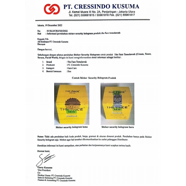 THE FACE Temulawak Brightening KiT (SABUN - TONER - FACIAL FOAM - CREAM - SERUM - FACIAL WASH)