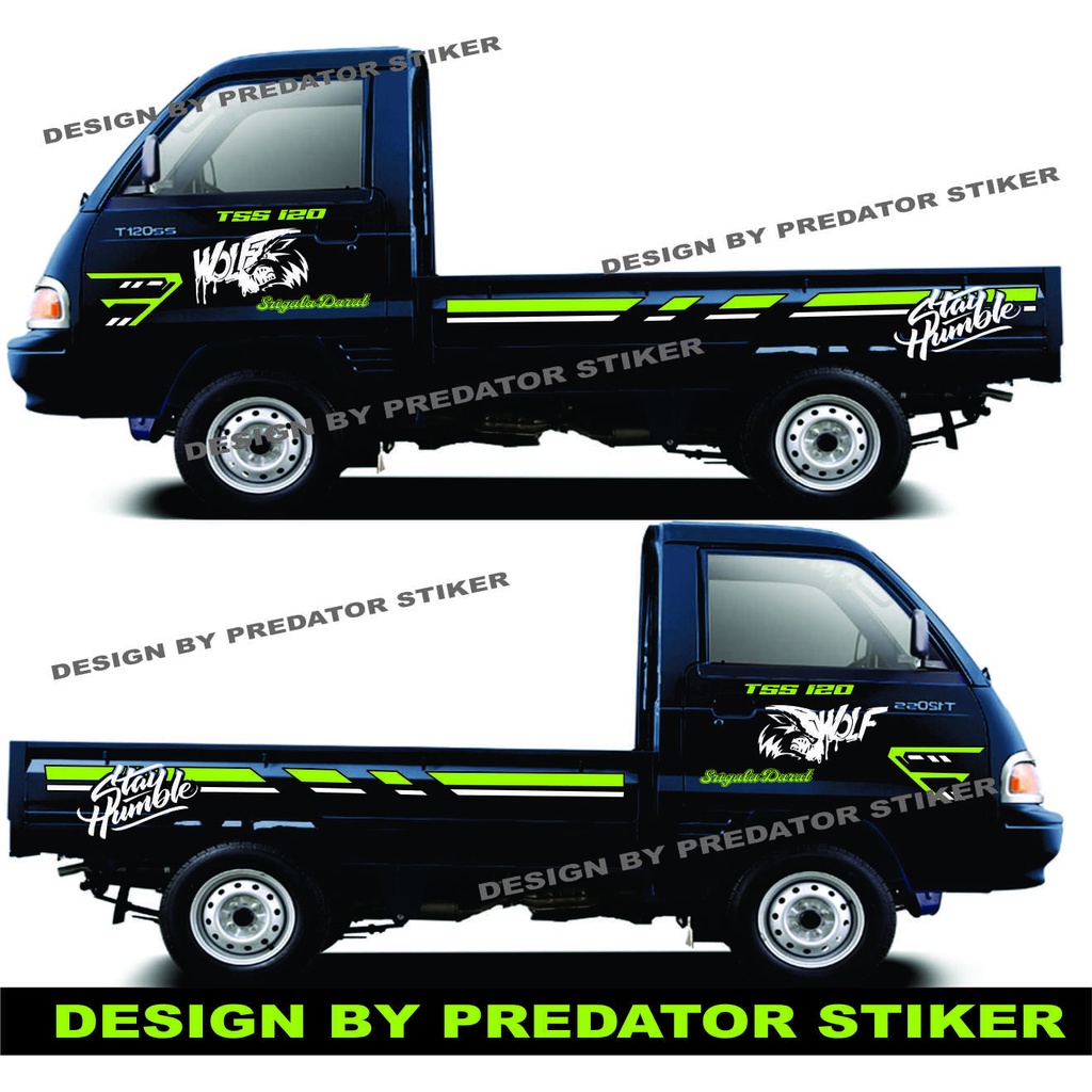 Stiker mobil pick up stiker mobil pick up tss srigala stiker mobil all type pick up tss 120 body sid