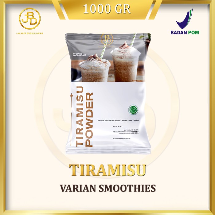 

Bubuk Minuman Premium Tiramisu 1Kg || Jakarta Bubble Drink