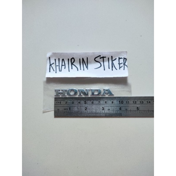 logo emblem stiker timbul Honda sayap depan Vario Beat deluxe