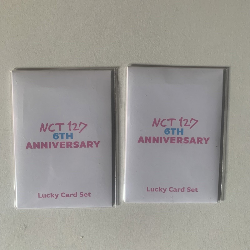 

lucky card set anniv 127 jaehyun haechan sealed