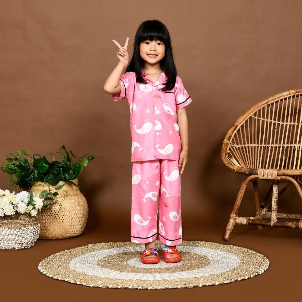 Monalisa Piyama Anak 1 - 2 Tahun ( Kids Size M ) Motif Karakter - Piyama Anak Perempuan