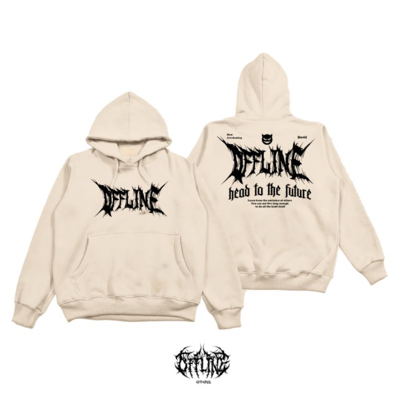 OFFLINE Hoodie Jumper AWAKENING DEVIL / hoodie cowok cewek tebal ori / hoodie kece aesthetic / hoodie cowok cewek keren / hoodie cowok distro