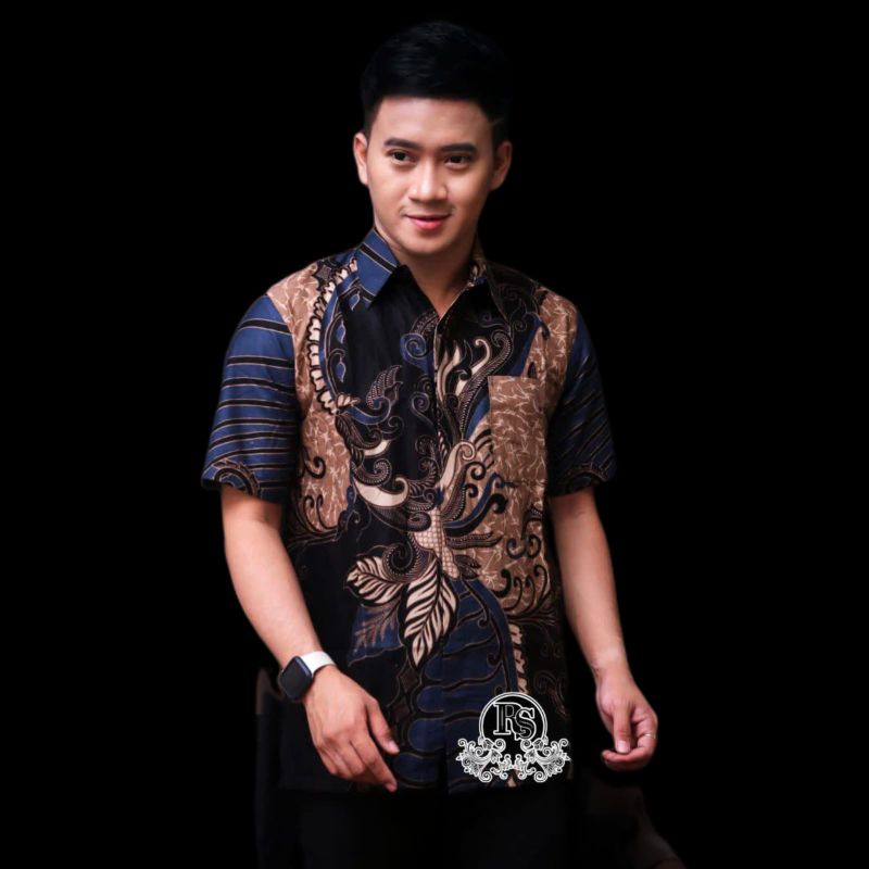 Kemeja batik pria lengan pendek reguler | Baju batik lengan pendek premium