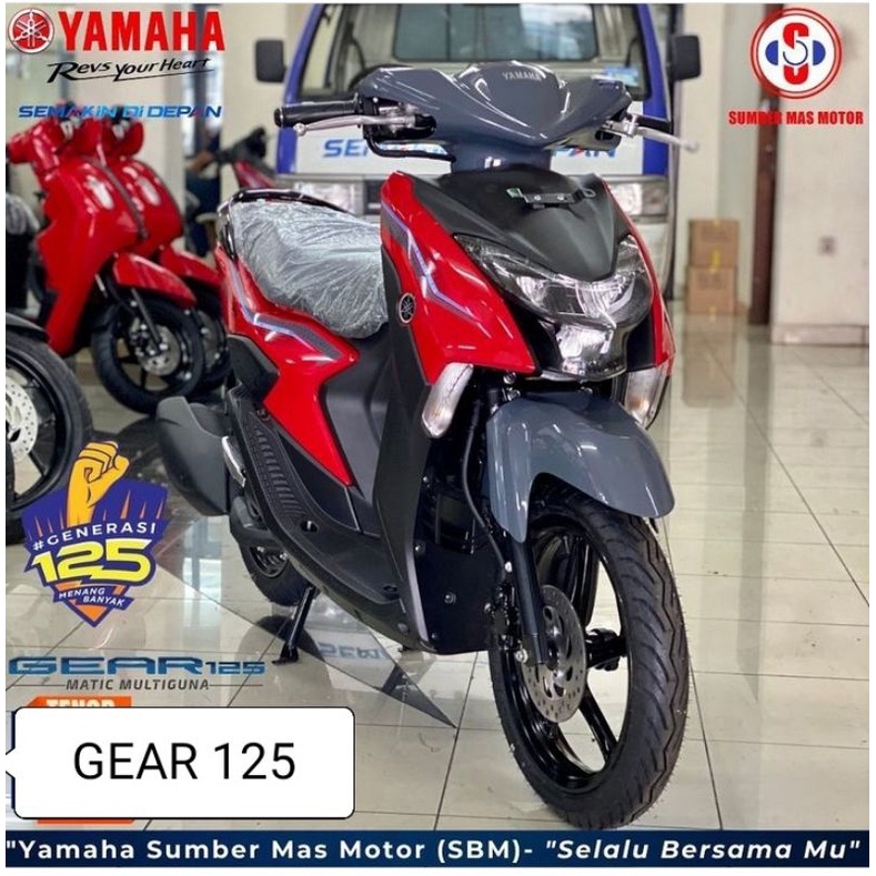 Jual Kredit Yamaha Gear 125 Warna Merah | Sho…