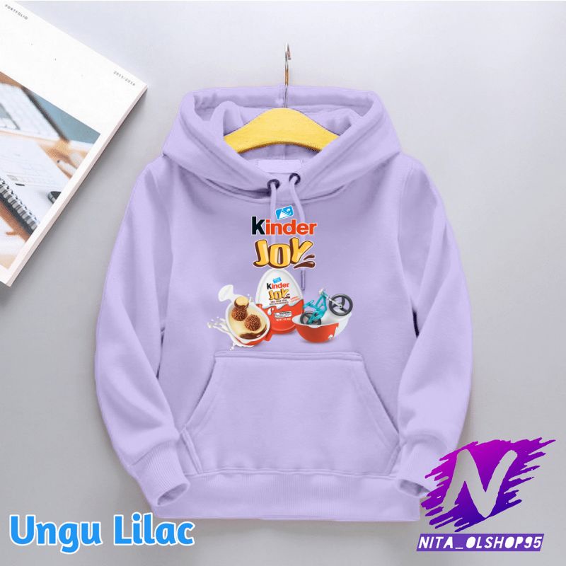 hoodie anak gambar kinder joy