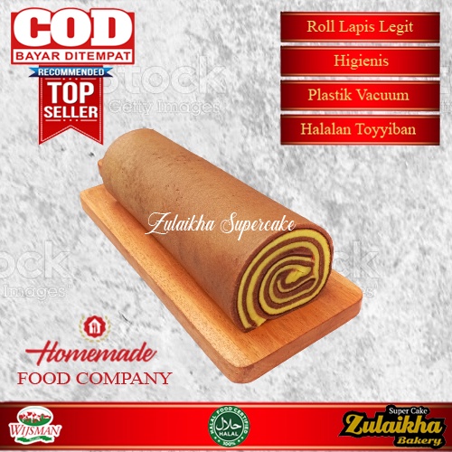 Roll lapis legit coklat jumbo/Lapis legit gulung coklat jumbo