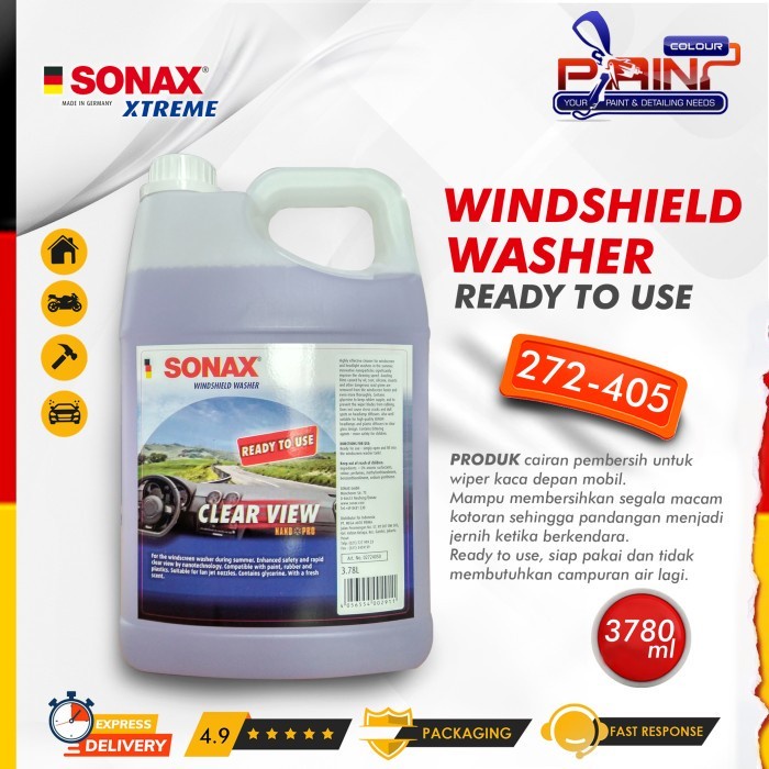 SONAX Xtreme Windshield Washer Ready to Use 272-405 Air Wiper 3.78L