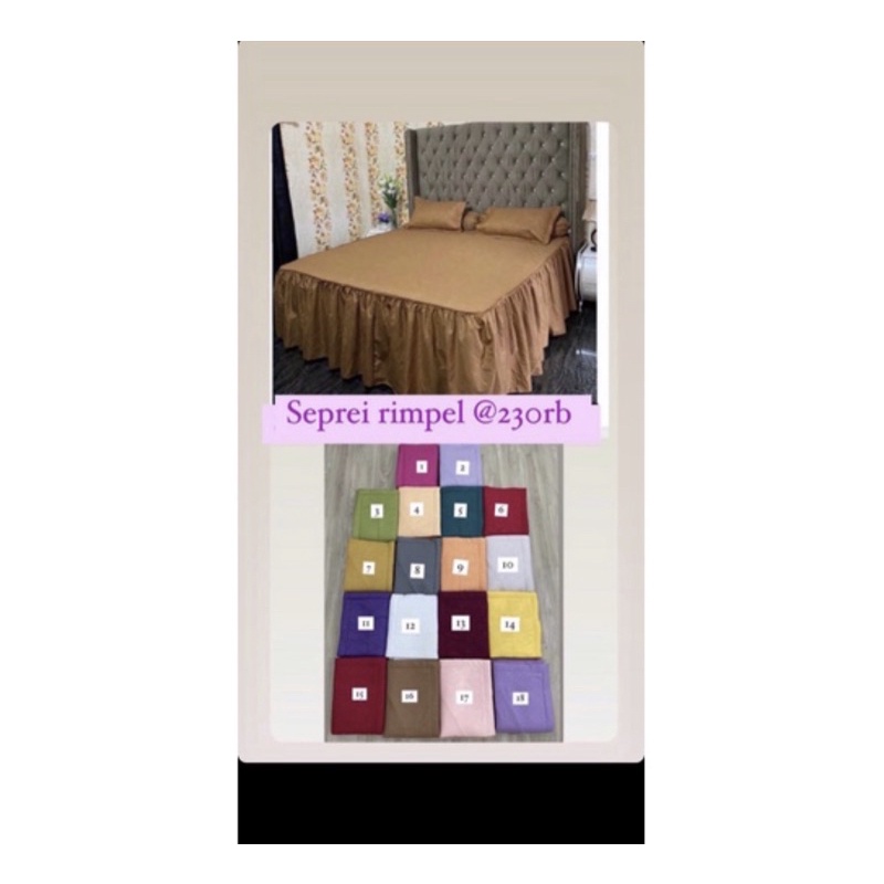 seprei katun embus rempel