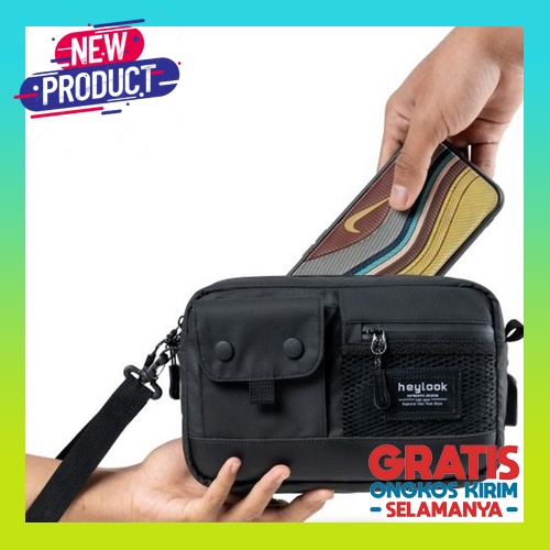 Clutch Pria Anti Air Tas Tenteng Import Laki Laki Tas Genggam Multifungsi B3G5 Cowok Kulit Pouch Mur