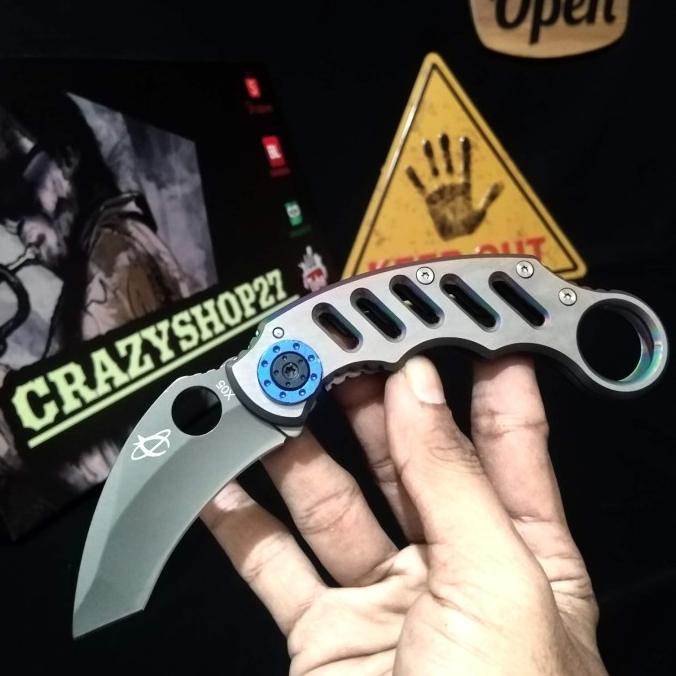 [BISA COD] Pisau Lipat Kerambit Mantis X05 / KERAMBIT / Pisau Lipat