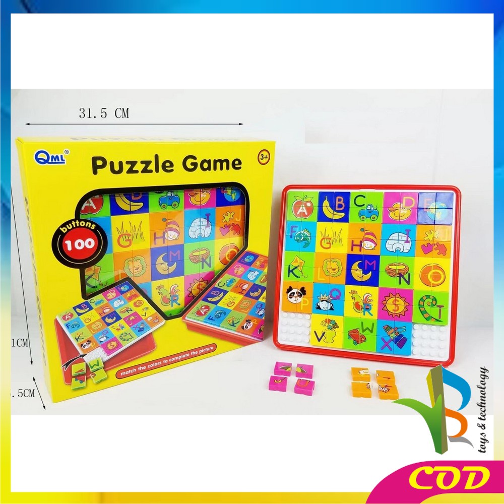 RB-M165 M166 M170 Mainan Edukasi Anak Puzzle Game Balok Susun / Memory Game Anak Melatih Daya Ingat