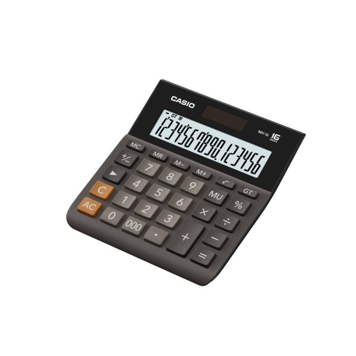 

Casio Wide H Series Calculator MH-16 Black