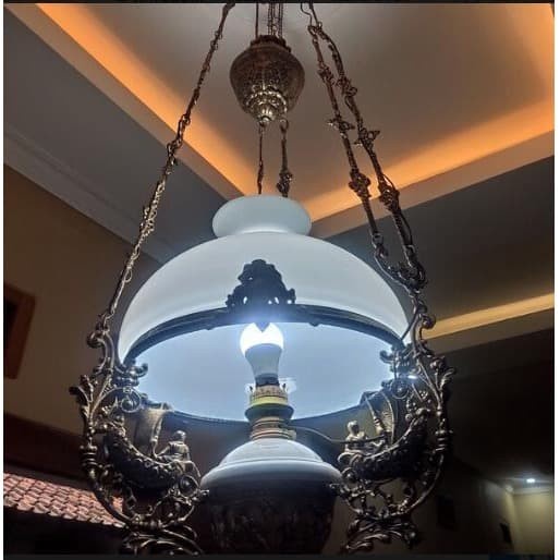 Lamp Lampu Gantuk Antik Jawa Betawi Ukuran R 40