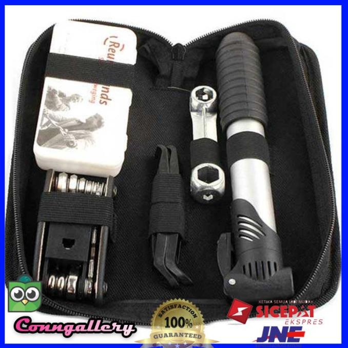Perlengkapan Reparasi Sepeda Tambal Ban 16 In 1 Aksesoris Sepeda
