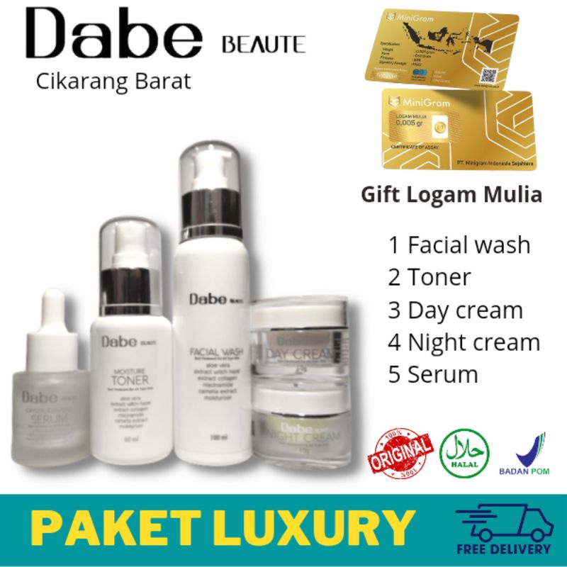 [ PAKET LUXURY ] DabeBeaute Skincare Ori Dabe Beauty Dabe Beaute Skincare By Bella Shofie