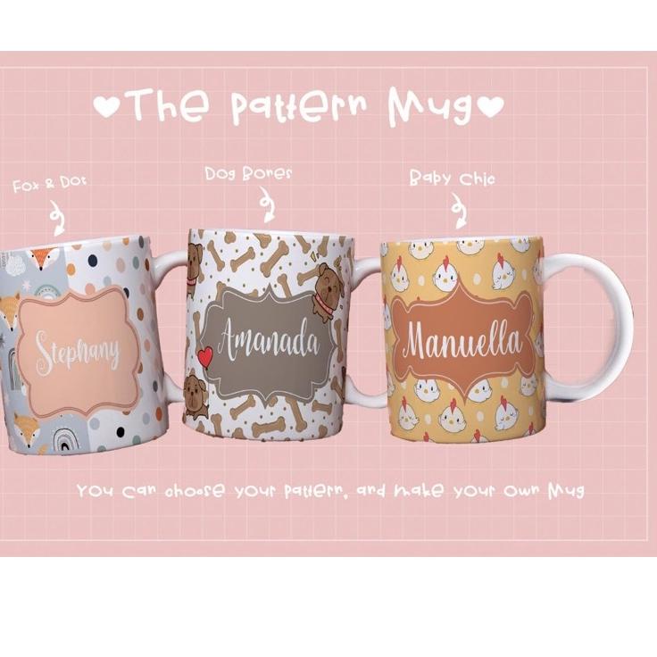 

✨ 7.7 Mug Lucu dan cantik Custom Nama untuk