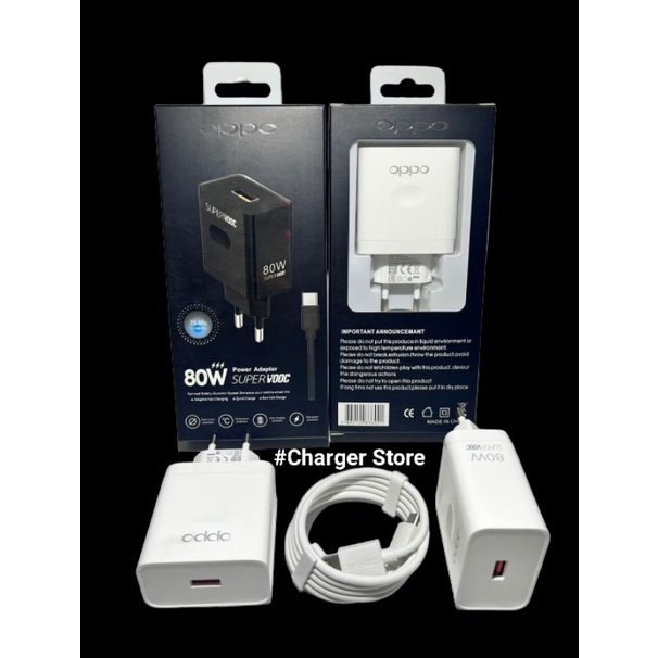 Charger Oppo SUPER VOOC 80W 6.5A Micro USB DART Fast Charging OPPO A15S A16E A31 A5S A1K A7 2018